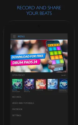 Hip-Hop Drum Pads 24 android App screenshot 0